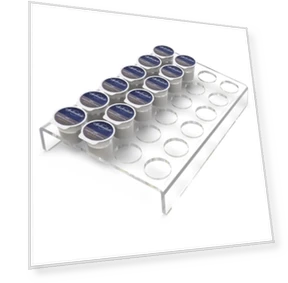 Acrylic 24 Holes Coffee Capsule Storage Display Rack — Coffee Pod Holders