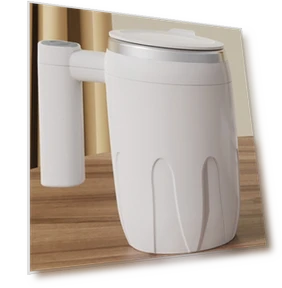Automatic Stainless Steel Stirring Cup — Drink Stirrers