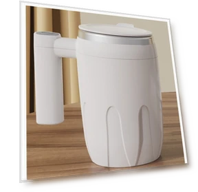Automatic Stainless Steel Stirring Mug — Drink Stirrers