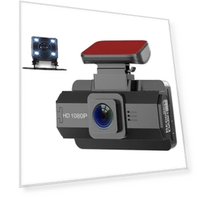 Dual Camera HD Infrared Night Vision Car Recorder — Rearview Cameras for Cars