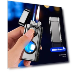 Fashion Double Fire Type Lighter — Lighters