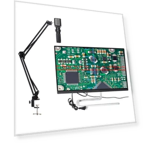 Microscope Camera with Gooseneck Light — Microscopes, HAYEAR