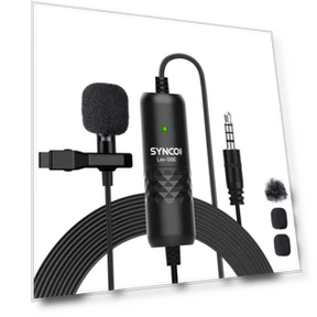 Omnidirectional Recording Lavalier Microphone — Audio Capture Devices, SYNCO