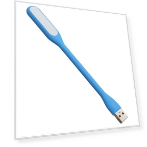 Portable USB LED Reading Light with Flexible Arm — Book Lights, Other