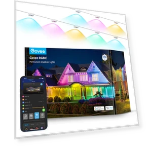 RGBIC LED Permanent Outdoor Lights — Garden Illumination, Govee