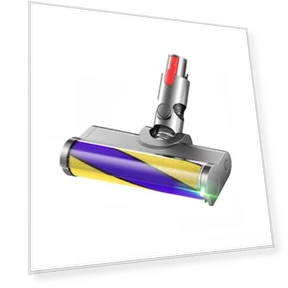 Soft Brush Head With Green Light Dust Display Lamp — Vacuums, Dyson