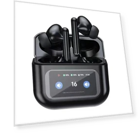 TWS Bluetooth Earphone with LED Touch Screen — In-Ear Headphones