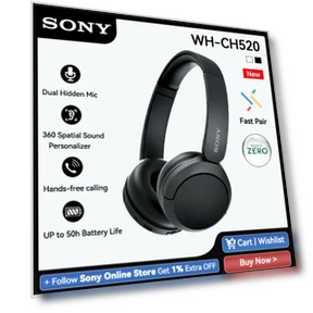 Wireless Headphones — Audio Gear, Sony