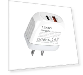 32W 3-Port USB PD Charger — Chargers, LDNIO