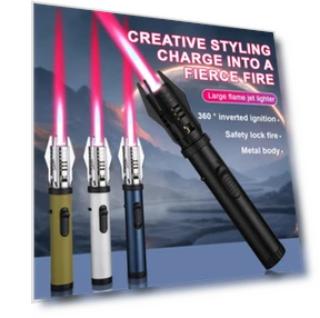 360° Windproof Lightsaber Torch Flame Lighter — Lighters