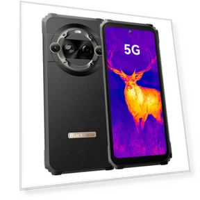 5G Rugged Smartphone with FLIR Thermal Camera — Lens Attachments, Blackview