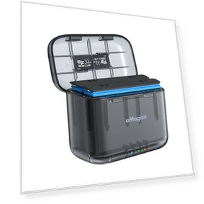 Dual Battery Charging Box with Storage Compartment — Storage, aMagisn
