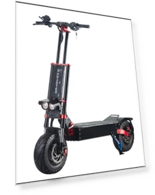 Powerful 13 Inch Fat Tire Electric Scooter — Electric Self-Balancing Scooters, Quickwheel