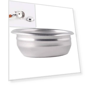 Semi-automatic Coffee Machine Stainless Steel Powder Bowl Brewing Head Filter Bottomless Handle Filter — Semi-Automatic Espresso Machines