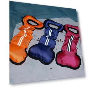 Teething Bite Resistant Plush Toy Bone — Chew Toys
