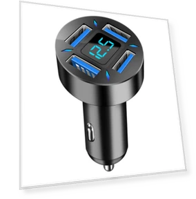 4-port car charger — Chargers