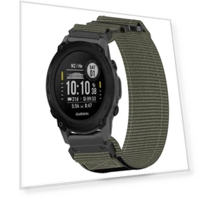 Nylon Hook And Loop Fastener Watch Band — Watch Straps & Bands, Garmin