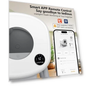 Self Cleaning Litter Box — Smart Pet Feeders, Cumrige