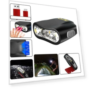 USB Charging Fishing Light Brim Headwear Hat Clip Light — Accessories