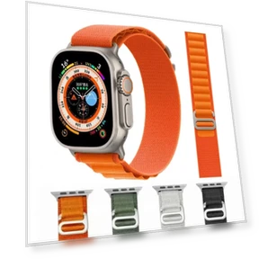 Плетеный нейлоновый ремешок для Apple Watch — Ремешки для часов
