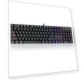 104-Key Wired Mechanical Keyboard — Gaming Keyboards, Redragon