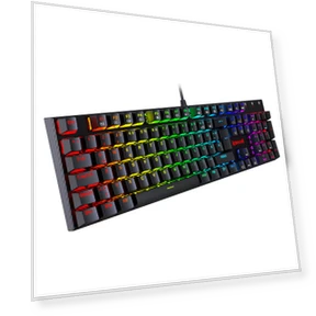 105-Key Mechanical Keyboard — Gaming Keyboards, Redragon