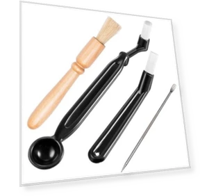 4 Piece Coffee Machine Cleaning Brush Set — Cleaning Products