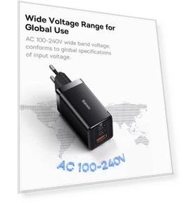 65W Fast Charger — Chargers, Baseus