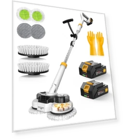 Cordless Electric Mop and Scrubber — Sweepers, qimedo