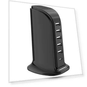 6-Port USB Charger Block with Type C — Chargers, SHENZHEN YIBOYUAN ELECTRONICS CO., LTD.