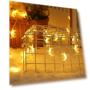 Stars and moon light strings — String Lights