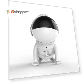 Astronaut Space Dog Bluetooth Speaker with Star Projection Light — Portable Audio