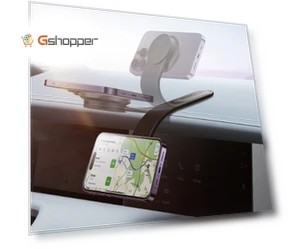 Car Wireless Charger Cell Phone Holder — Dashboard Installation Kits, Baseus