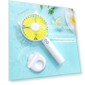 USB Handheld Small Fan with Night Light — Portable Cooling Solutions