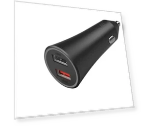 Dual-Port Car Charger — Chargers, Mi