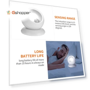 Set of 5 Motion Activated Bionic Portable Lights — Outdoor Light Projectors