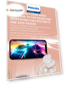 Mini Earphone Wireless Bluetooth Headphone — Over-Ear Headphones, Philips