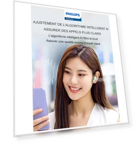 Wireless Bluetooth 5.3 Headset Mini Crystal Shell Earbuds — In-Ear Headphones, Philips