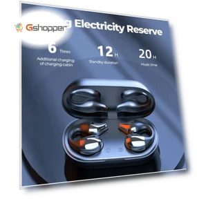 Wireless Ear Clip Bone Conduction Headphones — In-Ear Headphones