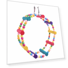 Bird Arch Climbing Swing Play Wheel Ring Toy — Swings