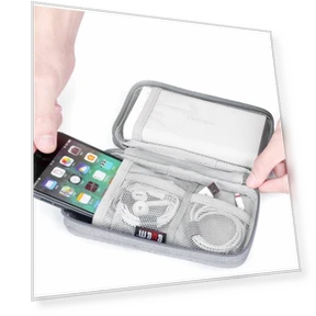 Digital Charger USB Data Cable Organizer Storage Bag — Cable Security, BUBM