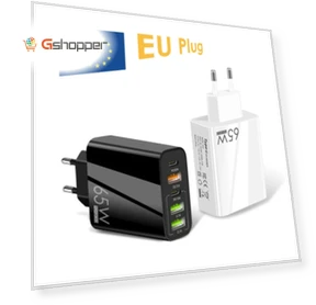 65W 5-Port USB PD Charger — Chargers