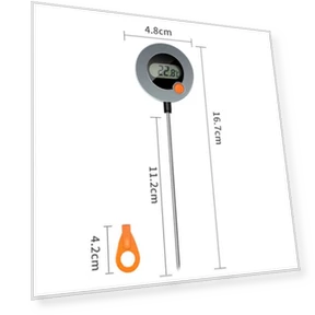 Electronic Thermometer with Large Screen Digital Display — Home Climate Control