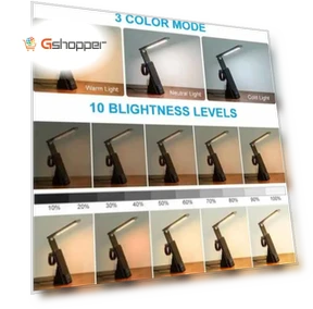 LED Desk Light 3 in 1 Table Lamp with Wireless Charger — Study & Desk Lighting