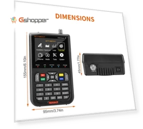 Satellite Finder Digital FTA DVB-S/S2/S2X Signal Measuring Meter Detector Receiver — Satellite Finders, GTMEDIA