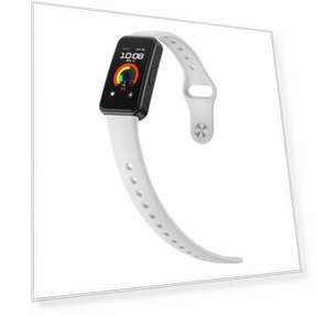 Solid Color Metal Reverse Buckle Flat Silicone Watch Band — Smartwatch Straps, Huawei