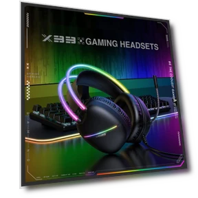X33 Head-mounted RGB Light E-Sports Gaming Headset — Headsets, ONIKUMA