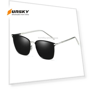 Fashion UV400 Square Frame Polarized Sunglasses — Sunglasses