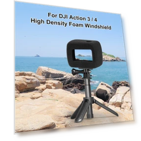 High Density Foam Windshield — Wearable Cameras, PULUZ