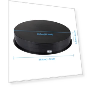 USB Electric Rotating Turntable Display Stand — Turntables, PULUZ